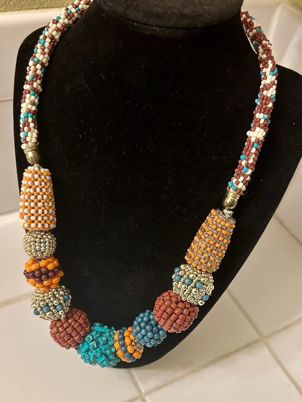 Beaded Necklace Vintage